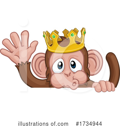 Royalty-Free (RF) Monkey Clipart Illustration by AtStockIllustration - Stock Sample #1734944