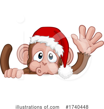 Royalty-Free (RF) Monkey Clipart Illustration by AtStockIllustration - Stock Sample #1740448