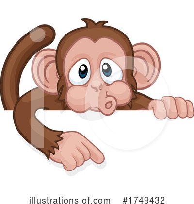 Royalty-Free (RF) Monkey Clipart Illustration by AtStockIllustration - Stock Sample #1749432