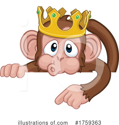 Royalty-Free (RF) Monkey Clipart Illustration by AtStockIllustration - Stock Sample #1759363