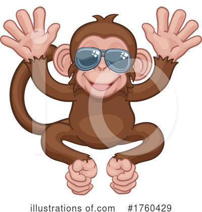 Royalty-Free (RF) Monkey Clipart Illustration by AtStockIllustration - Stock Sample #1760429