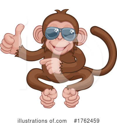 Royalty-Free (RF) Monkey Clipart Illustration by AtStockIllustration - Stock Sample #1762459