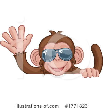 Royalty-Free (RF) Monkey Clipart Illustration by AtStockIllustration - Stock Sample #1771823