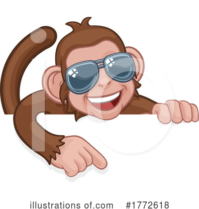 Royalty-Free (RF) Monkey Clipart Illustration by AtStockIllustration - Stock Sample #1772618