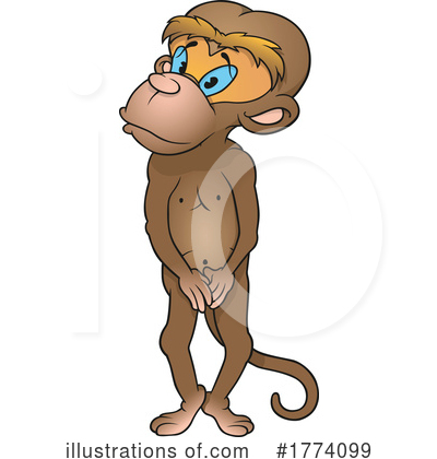 Royalty-Free (RF) Monkey Clipart Illustration by dero - Stock Sample #1774099