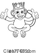 Monkey Clipart #1774350 by AtStockIllustration