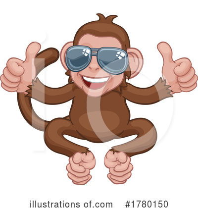 Royalty-Free (RF) Monkey Clipart Illustration by AtStockIllustration - Stock Sample #1780150