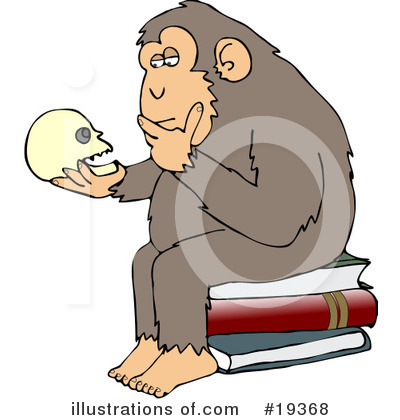 Chimpanzee Clipart #19368 by djart