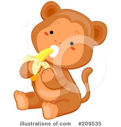 Monkey Clipart #209535 by BNP Design Studio