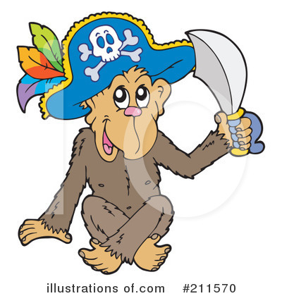 Monkey Clipart #211570 by visekart