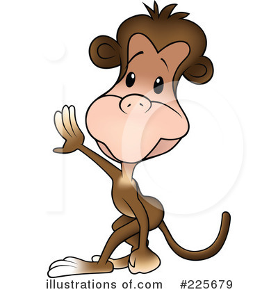 Royalty-Free (RF) Monkey Clipart Illustration by dero - Stock Sample #225679