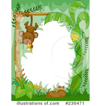 Royalty-Free (RF) Monkey Clipart Illustration by BNP Design Studio - Stock Sample #230471