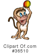 Monkey Clipart #36510 by dero