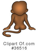 Monkey Clipart #36516 by dero