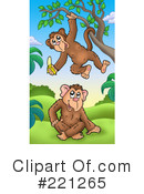Monkeys Clipart #221265 by visekart