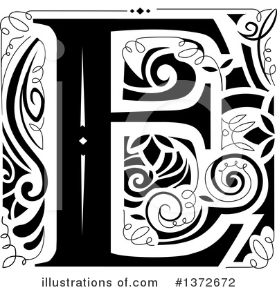Royalty-Free (RF) Monogram Clipart Illustration by BNP Design Studio - Stock Sample #1372672