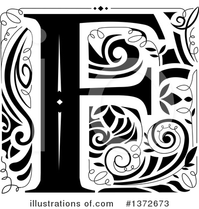 Royalty-Free (RF) Monogram Clipart Illustration by BNP Design Studio - Stock Sample #1372673