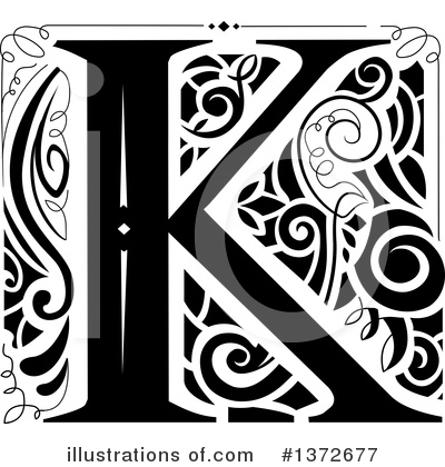 Royalty-Free (RF) Monogram Clipart Illustration by BNP Design Studio - Stock Sample #1372677