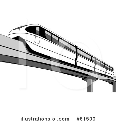 Royalty-Free (RF) Monorail Clipart Illustration by r formidable - Stock Sample #61500