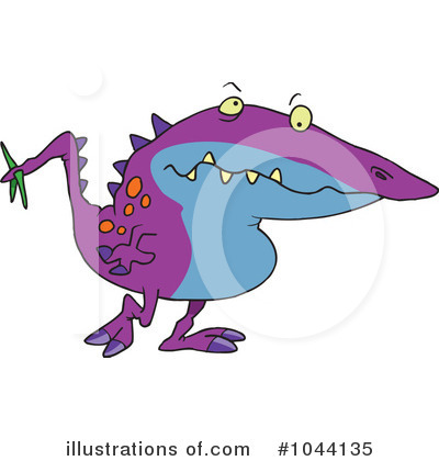Royalty-Free (RF) Monster Clipart Illustration by toonaday - Stock Sample #1044135