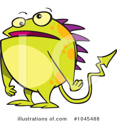Royalty-Free (RF) Monster Clipart Illustration by toonaday - Stock Sample #1045488