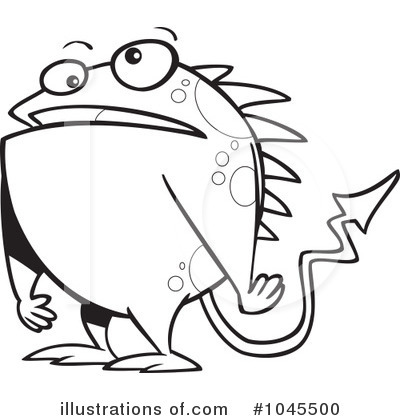 Royalty-Free (RF) Monster Clipart Illustration by toonaday - Stock Sample #1045500