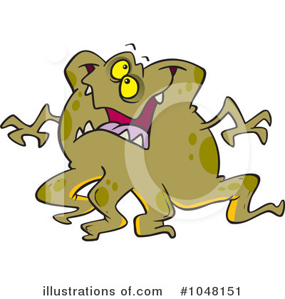 Royalty-Free (RF) Monster Clipart Illustration by toonaday - Stock Sample #1048151