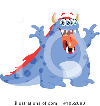 Royalty-Free (RF) Monster Clipart Illustration by yayayoyo - Stock Sample #1052690