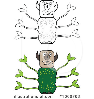 Royalty-Free (RF) Monster Clipart Illustration by Andrei Marincas - Stock Sample #1060763