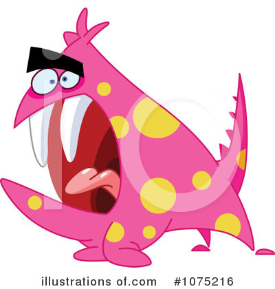 Royalty-Free (RF) Monster Clipart Illustration by yayayoyo - Stock Sample #1075216