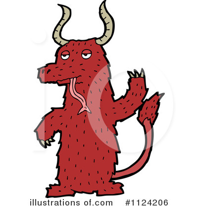 Royalty-Free (RF) Monster Clipart Illustration by lineartestpilot - Stock Sample #1124206