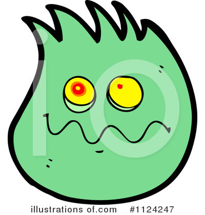Royalty-Free (RF) Monster Clipart Illustration by lineartestpilot - Stock Sample #1124247