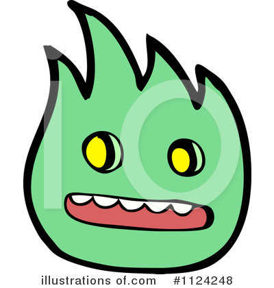 Royalty-Free (RF) Monster Clipart Illustration by lineartestpilot - Stock Sample #1124248