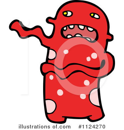 Royalty-Free (RF) Monster Clipart Illustration by lineartestpilot - Stock Sample #1124270