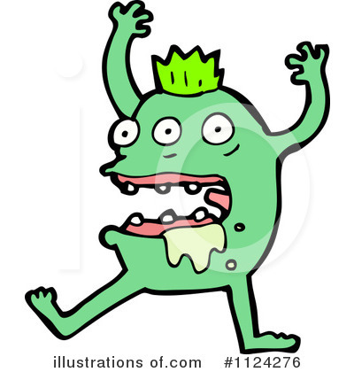 Royalty-Free (RF) Monster Clipart Illustration by lineartestpilot - Stock Sample #1124276