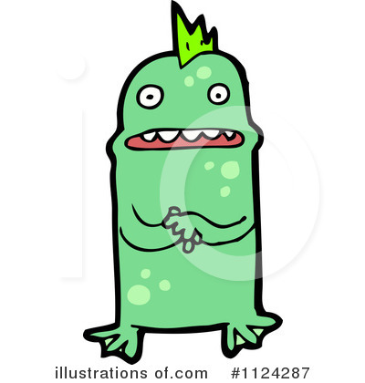Royalty-Free (RF) Monster Clipart Illustration by lineartestpilot - Stock Sample #1124287