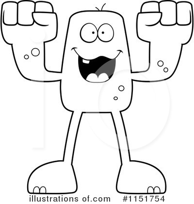 Royalty-Free (RF) Monster Clipart Illustration by Cory Thoman - Stock Sample #1151754