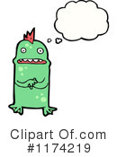 Monster Clipart #1174219 by lineartestpilot