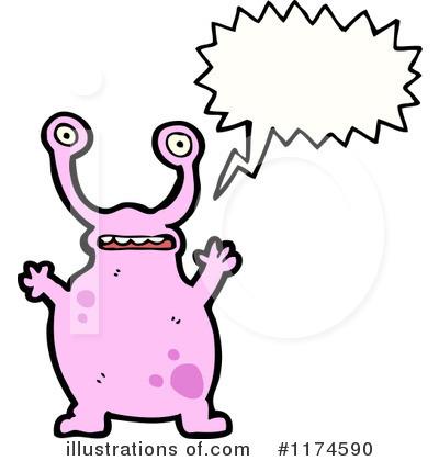 Royalty-Free (RF) Monster Clipart Illustration by lineartestpilot - Stock Sample #1174590