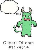 Monster Clipart #1174614 by lineartestpilot