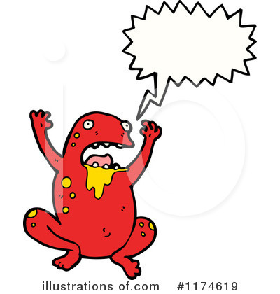 Royalty-Free (RF) Monster Clipart Illustration by lineartestpilot - Stock Sample #1174619