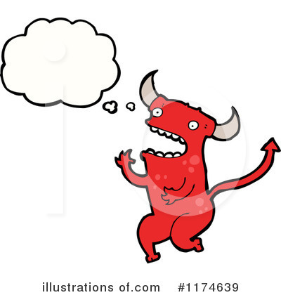 Royalty-Free (RF) Monster Clipart Illustration by lineartestpilot - Stock Sample #1174639