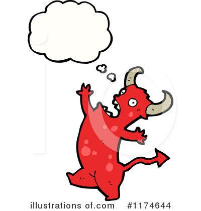 Royalty-Free (RF) Monster Clipart Illustration by lineartestpilot - Stock Sample #1174644