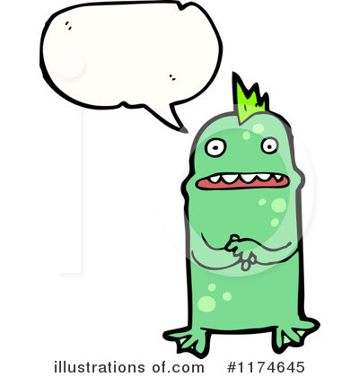 Royalty-Free (RF) Monster Clipart Illustration by lineartestpilot - Stock Sample #1174645