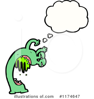 Royalty-Free (RF) Monster Clipart Illustration by lineartestpilot - Stock Sample #1174647
