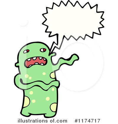 Royalty-Free (RF) Monster Clipart Illustration by lineartestpilot - Stock Sample #1174717