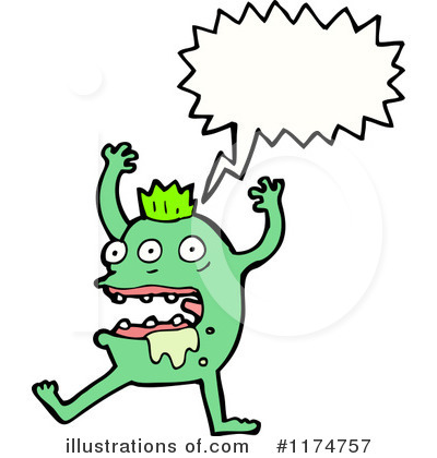 Royalty-Free (RF) Monster Clipart Illustration by lineartestpilot - Stock Sample #1174757