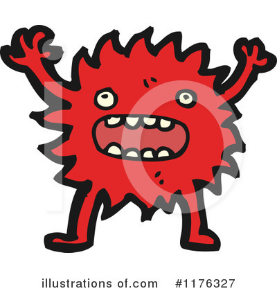 Royalty-Free (RF) Monster Clipart Illustration by lineartestpilot - Stock Sample #1176327