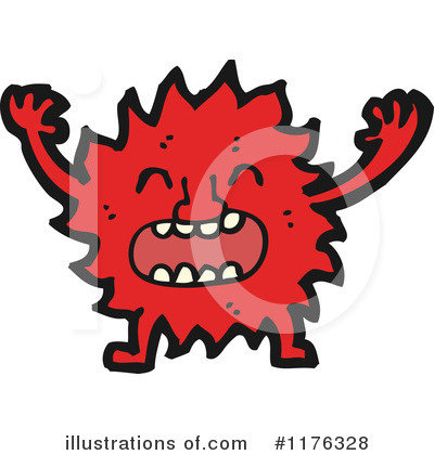 Royalty-Free (RF) Monster Clipart Illustration by lineartestpilot - Stock Sample #1176328