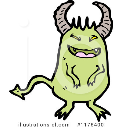Royalty-Free (RF) Monster Clipart Illustration by lineartestpilot - Stock Sample #1176400